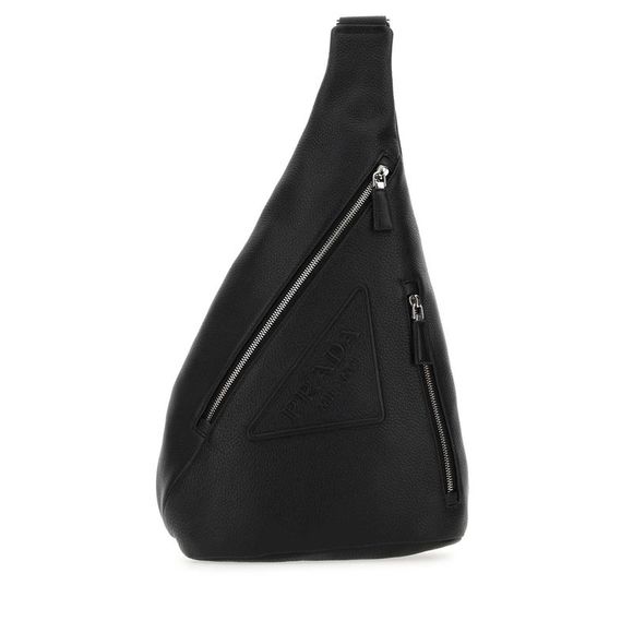 Prada Bags Prada Black Leather Backpack Poshmark